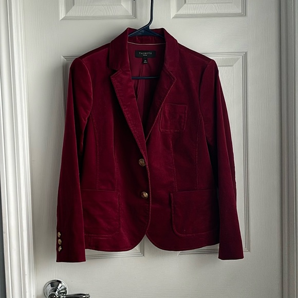 Talbot corduroy maroon blazer - Picture 1 of 5
